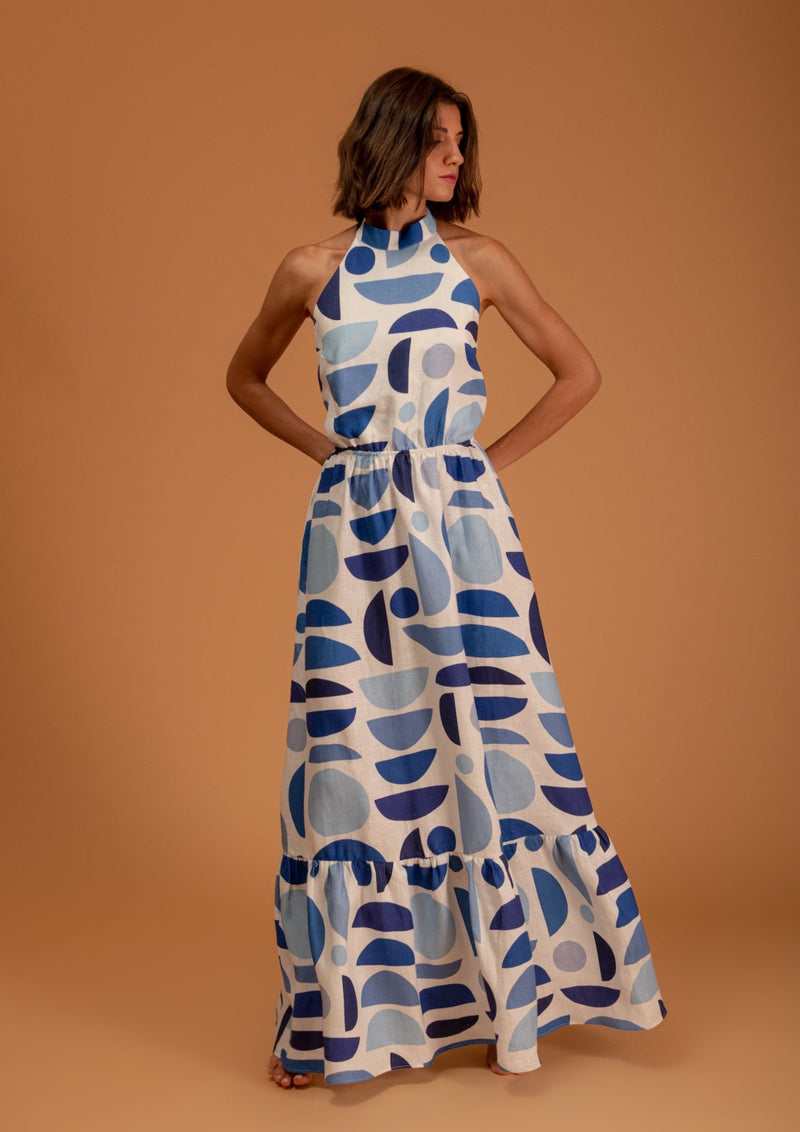 Izabel Geo Blue Dress