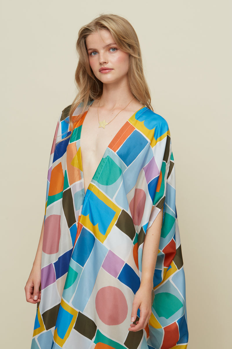 Ilectra Game Silk Kaftan