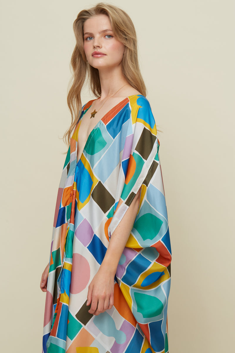 Ilectra Game Silk Kaftan