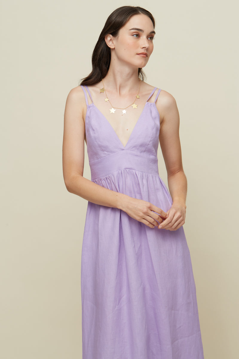 GALERIA-BOTANICO LILAC DRESS-JUST BRAZIL