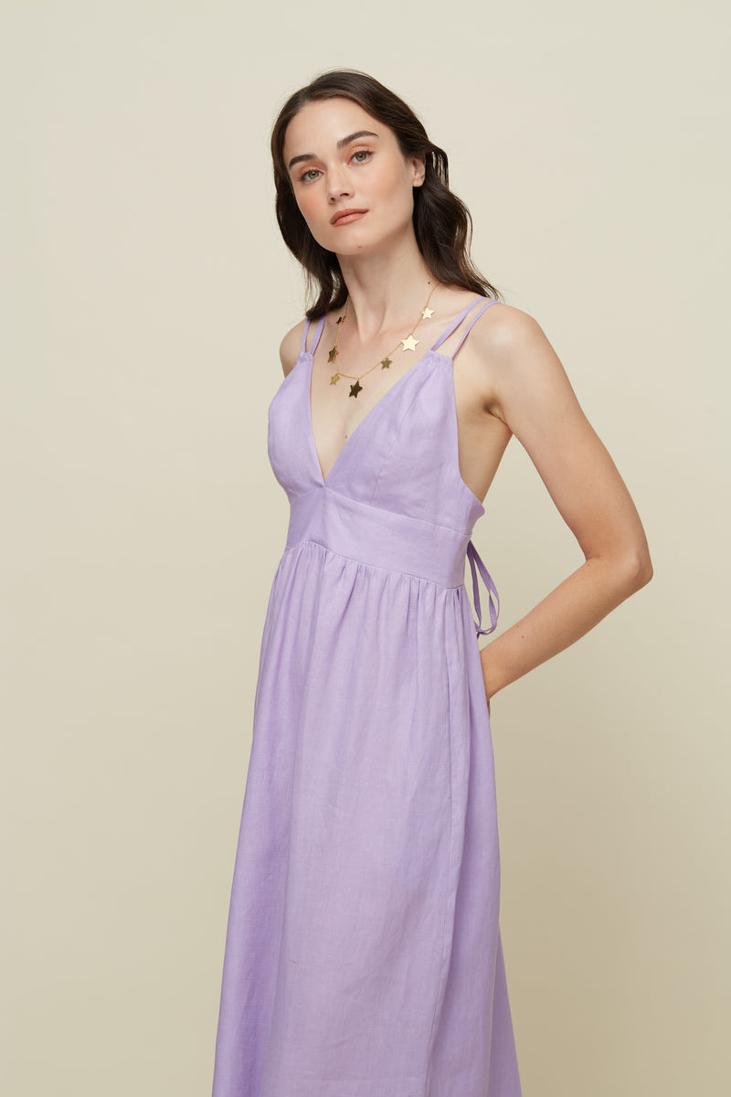 GALERIA-BOTANICO LILAC DRESS-JUST BRAZIL