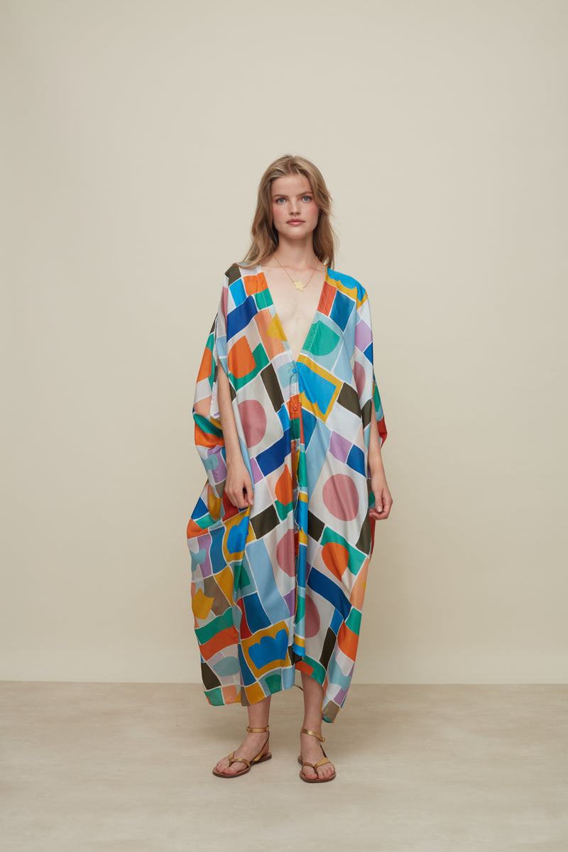 Ilectra Game Silk Kaftan