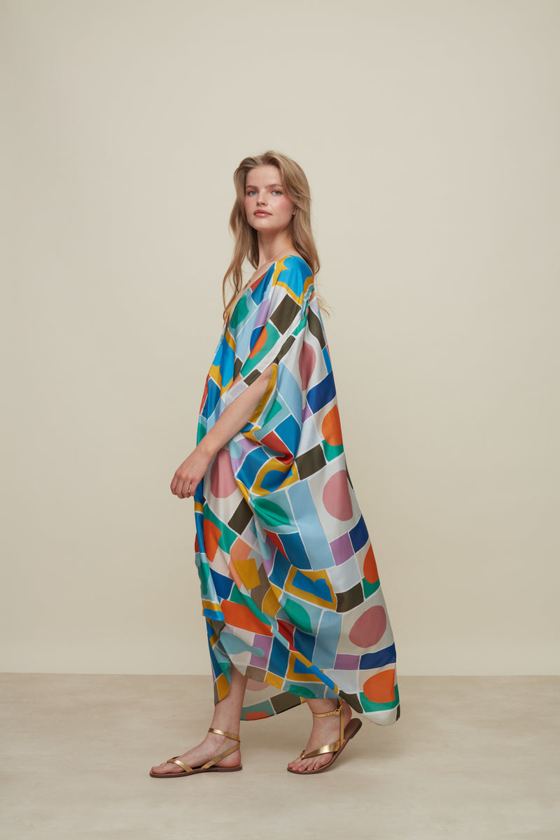 Ilectra Game Silk Kaftan