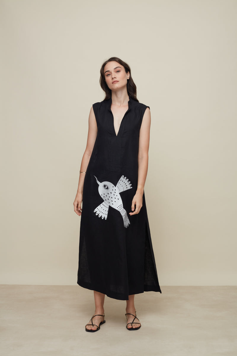 Frade Black Bird Dress