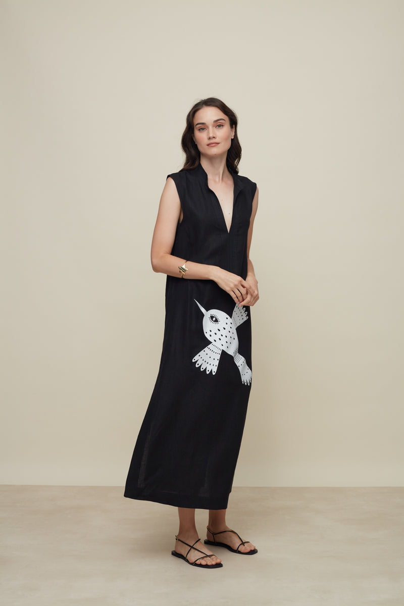 Frade Black Bird Dress