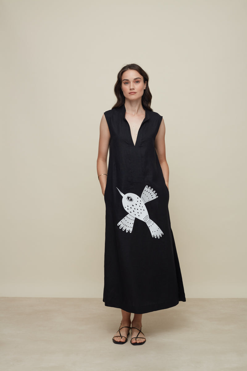 Frade Black Bird Dress