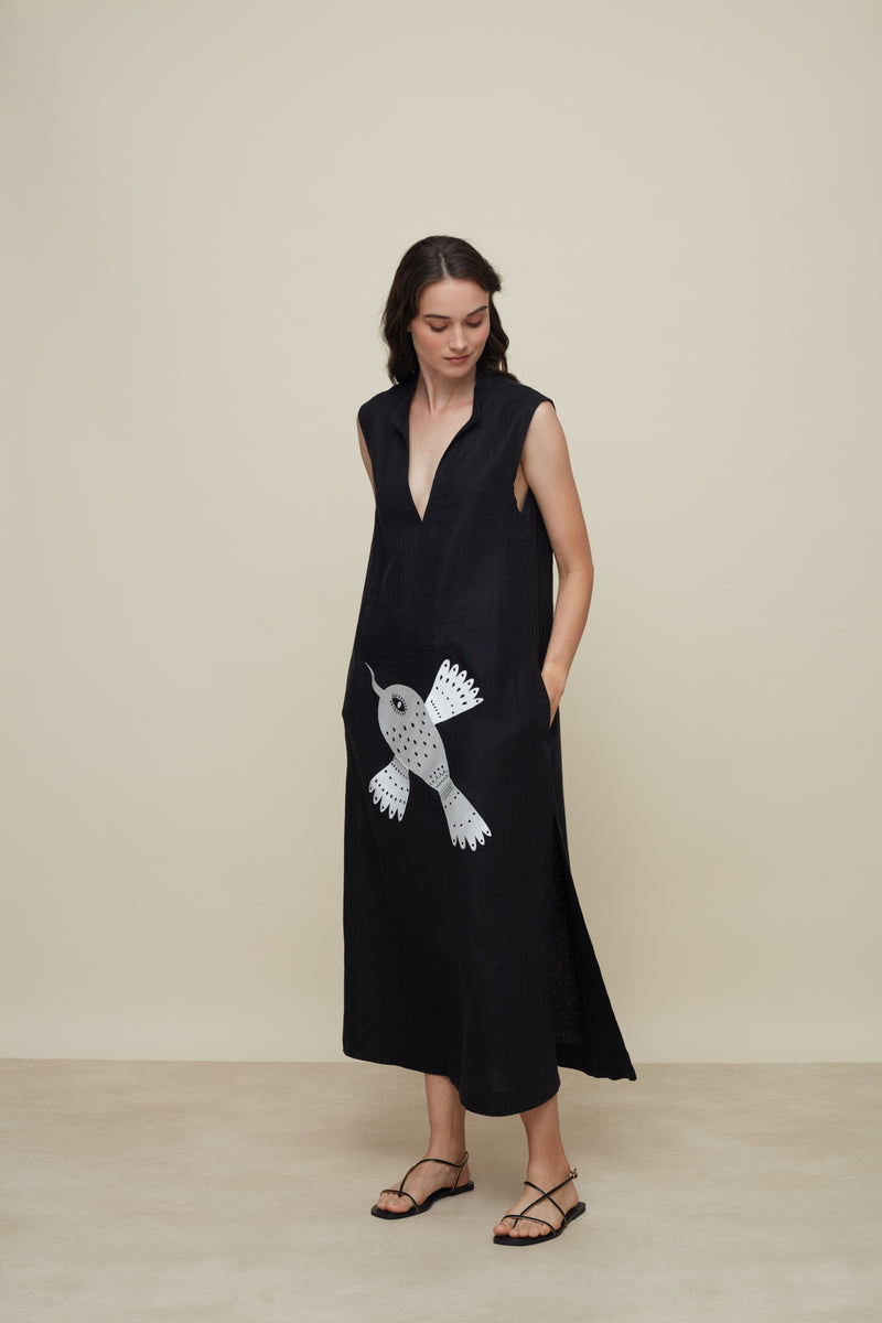 Frade Black Bird Dress