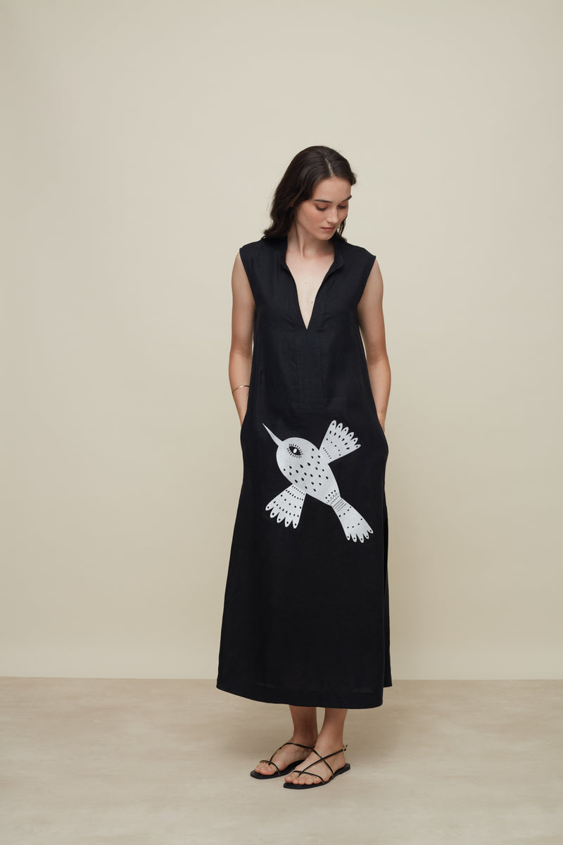 Frade Black Bird Dress