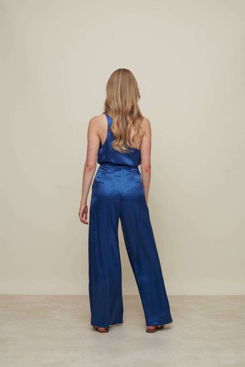 GALERIA-ALEXA BLUE SILK PANTS-JUST BRAZIL