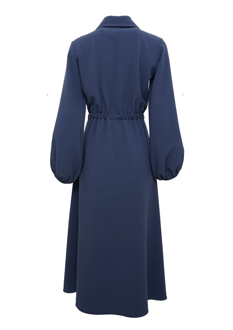 MERIDA BLUE MIDI DRESS GALERIA