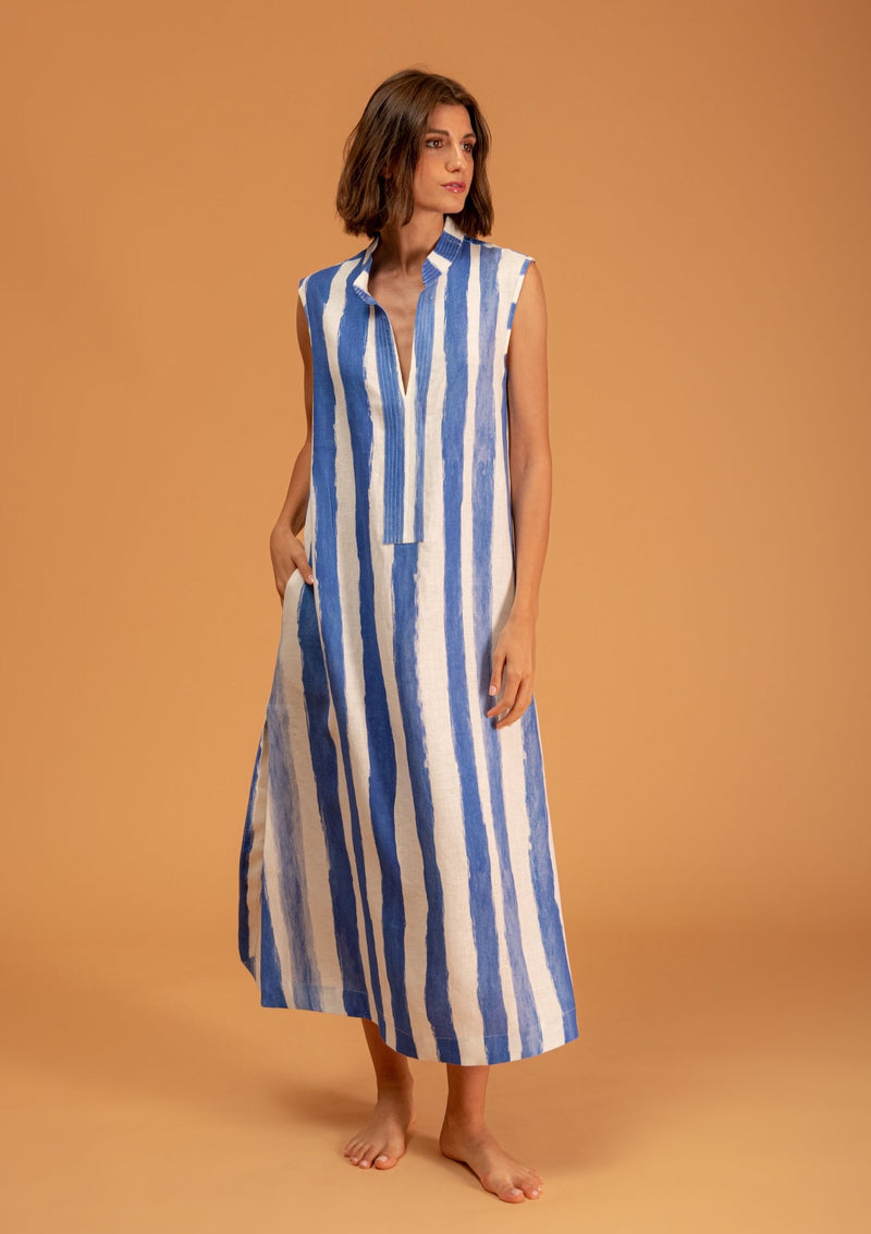 Frade Blue Stripes Dress