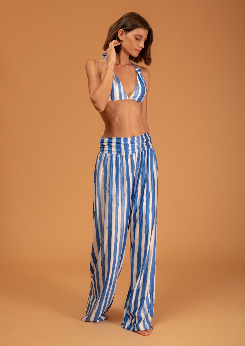 Cari Blue Stripes Trousers