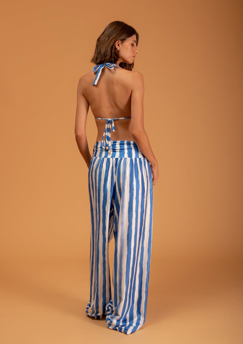 Cari Blue Stripes Trousers