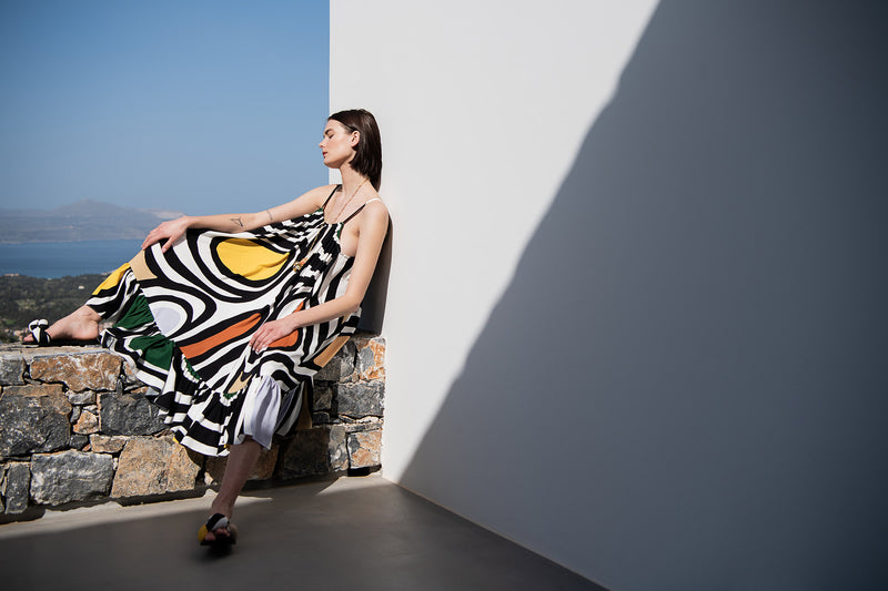 GUARU BAHIA PRINT DRESS