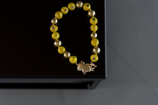 YELLOW FROG NECKLACE