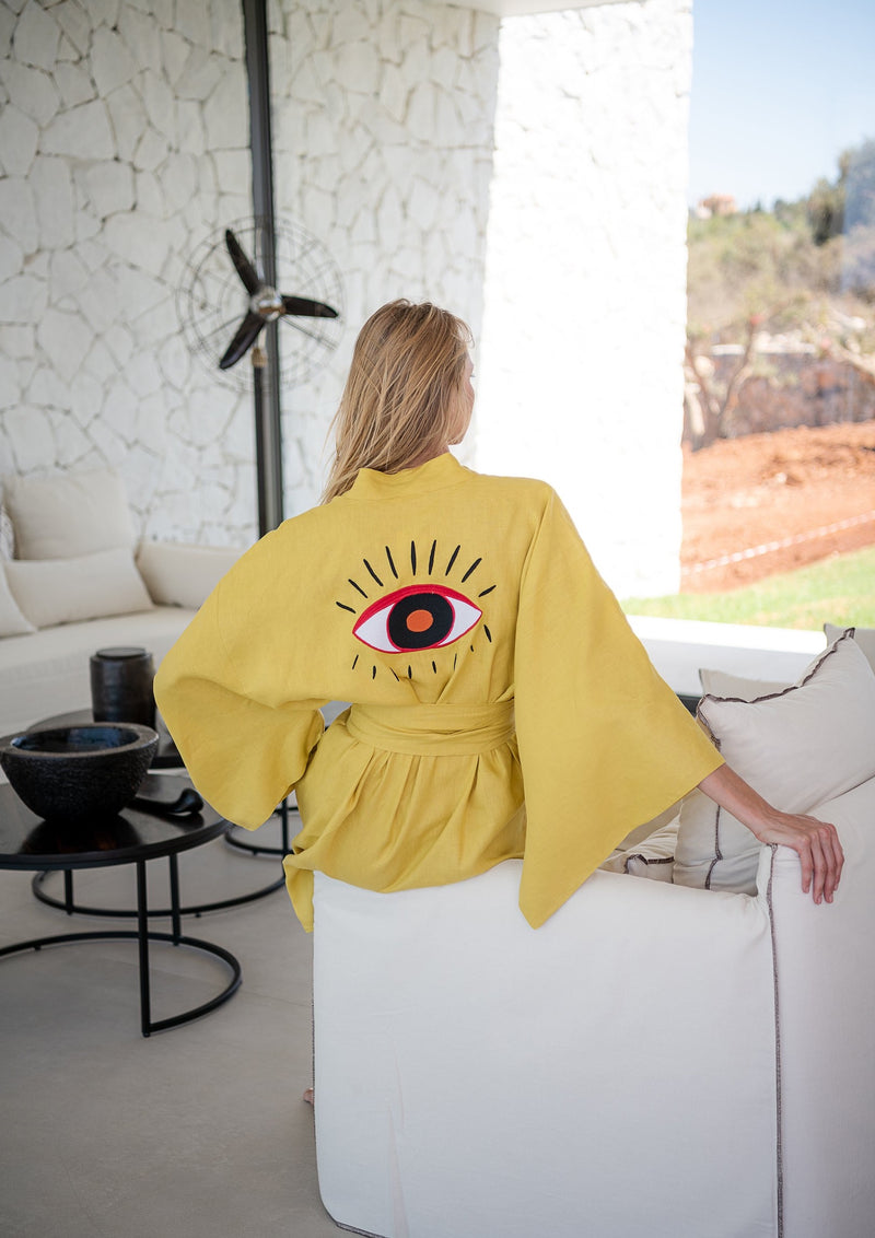 Ginga Yellow Eye Kimono