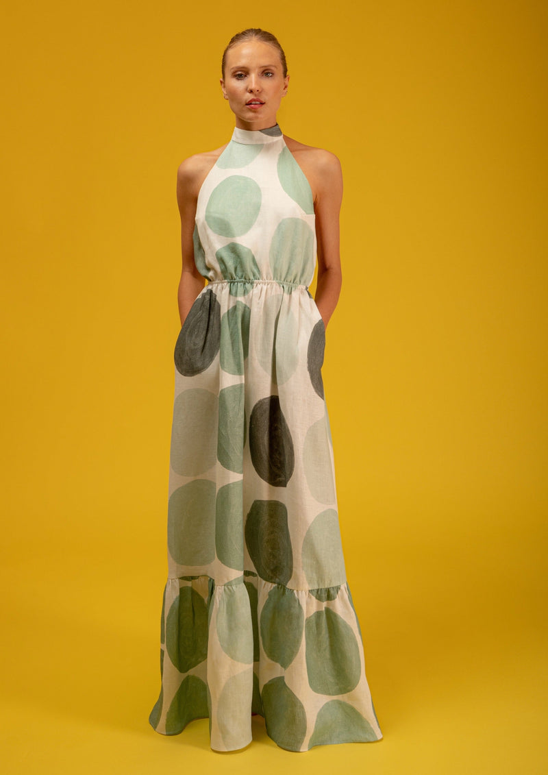 Izabel Poa Green Dress