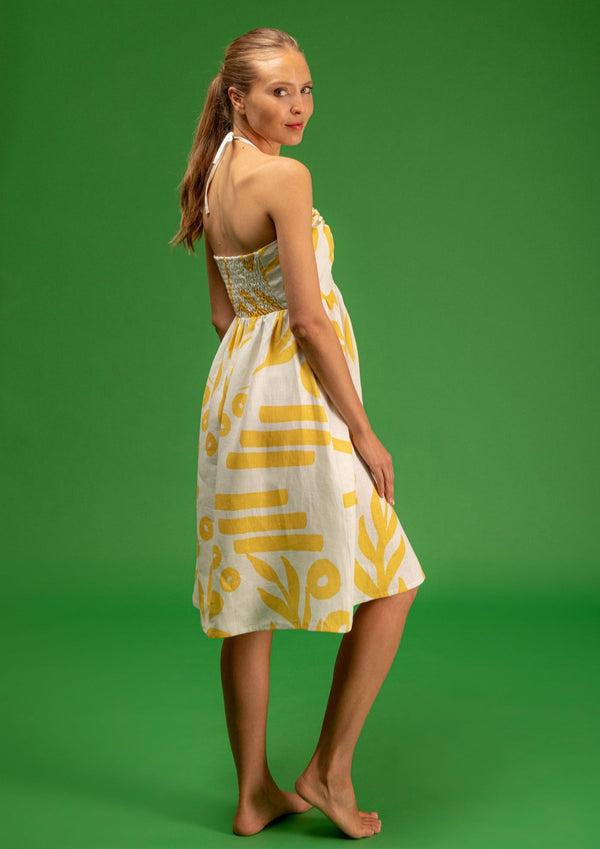 Lapa Yellow Flower Dress